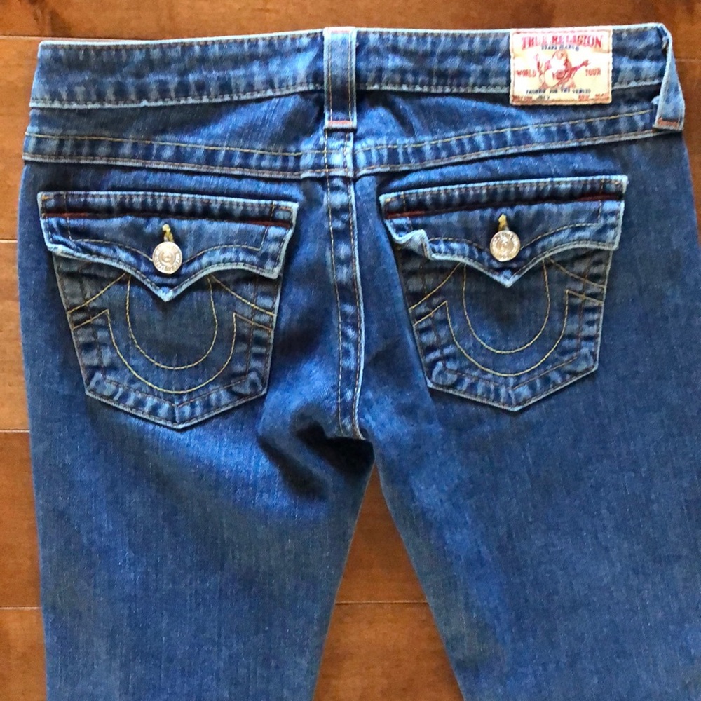 ♦️SOLD♦️True Religion Joey Twisted Seam Jeans EUC - Picture 2 of 7